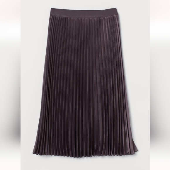 Pleated Skirt burgandy color - Picture 1 of 7